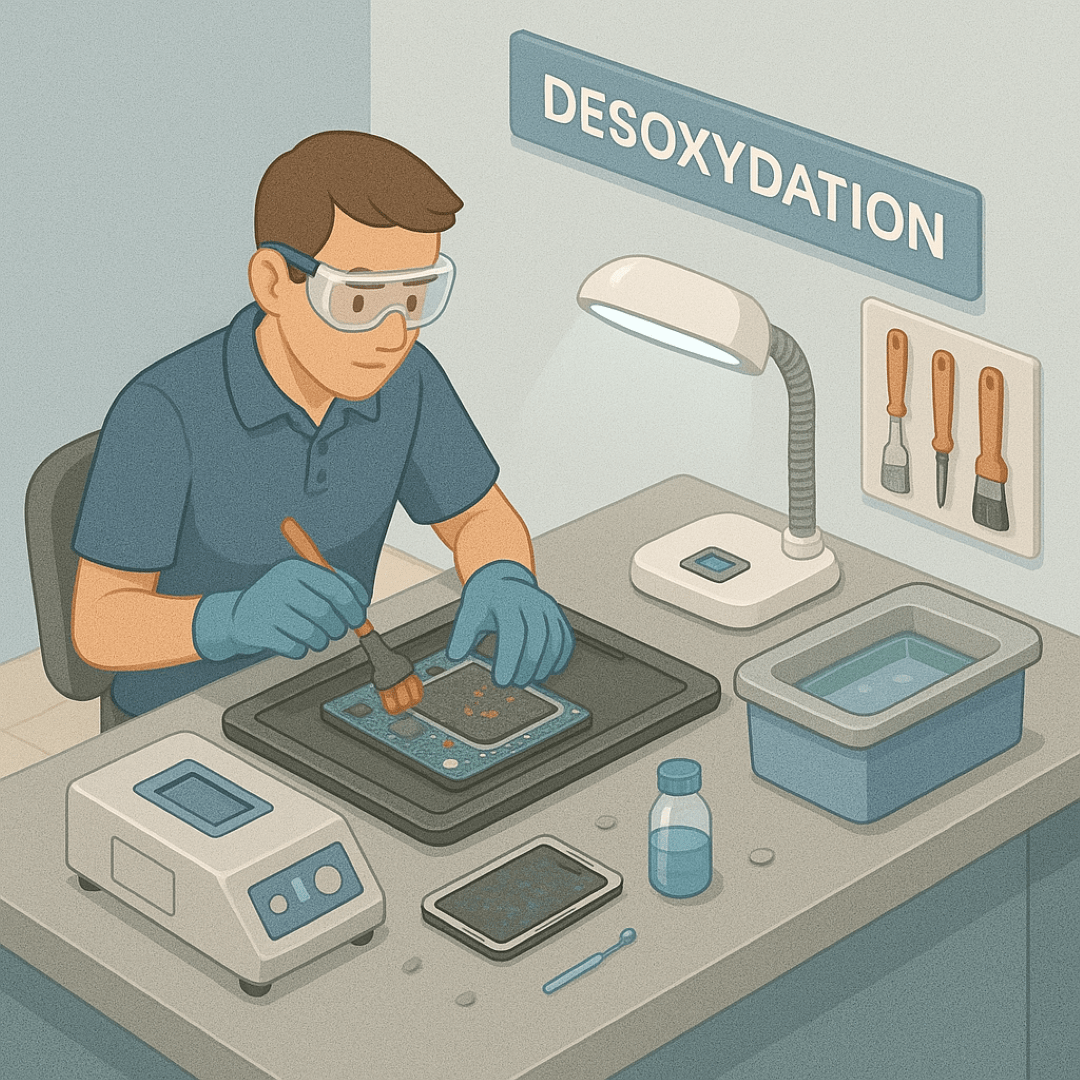 Désoxydation & Réparation dégât liquide